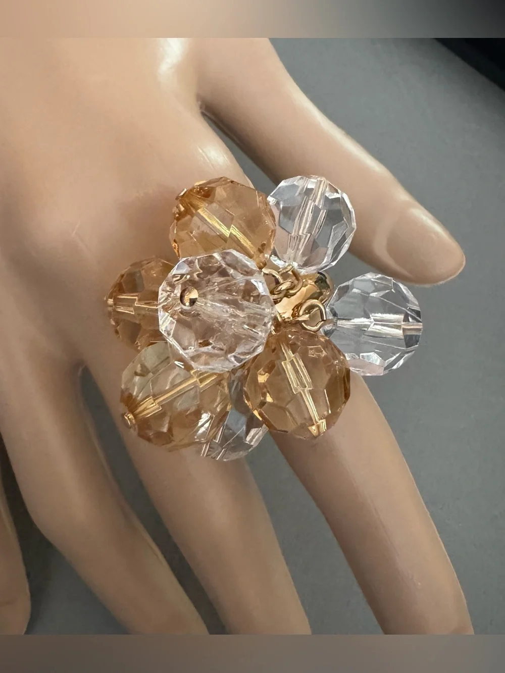 Kate Spade Statement Crystal Cluster Ring